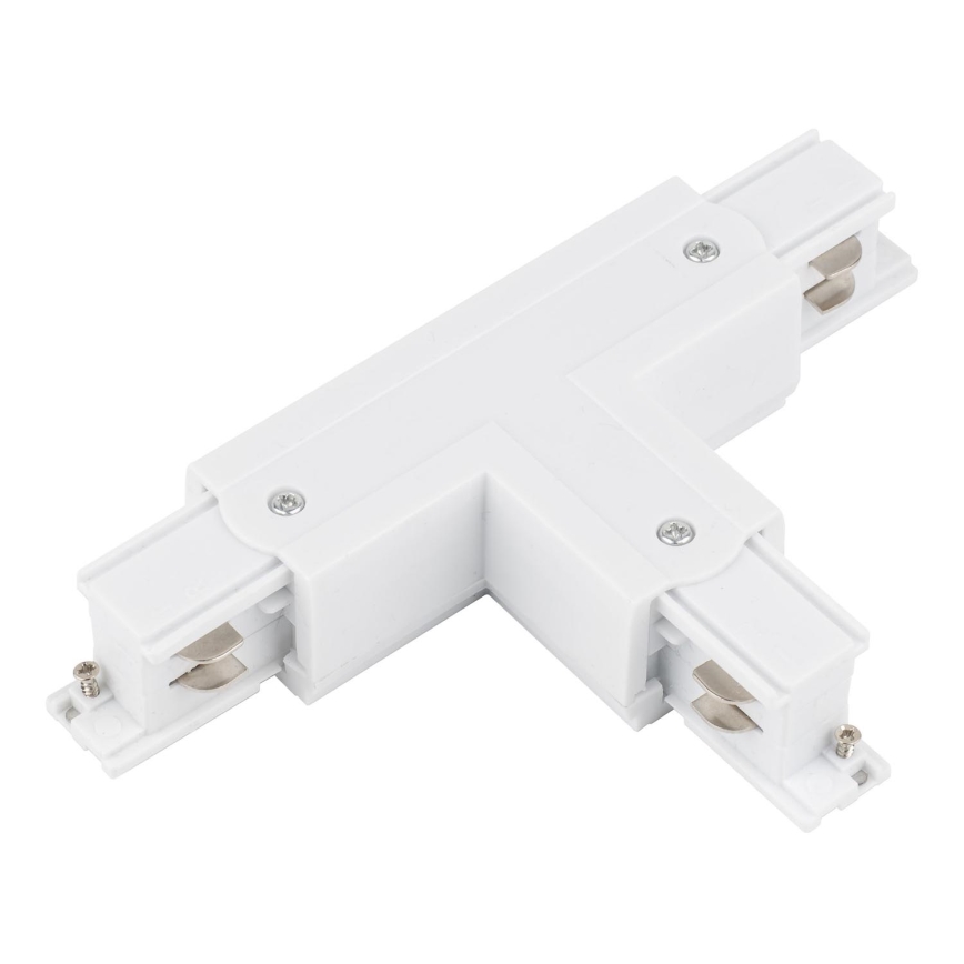 Tappo finale trifaseper sistema a binari TRACER T-connettore bianco
