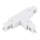 Tappo finale trifaseper sistema a binari TRACER T-connettore bianco