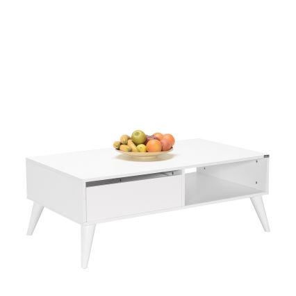 Tavolino 42x110 cm bianco