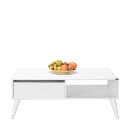 Tavolino 42x110 cm bianco