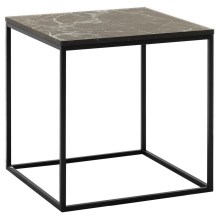 Tavolino 52x50 cm nero