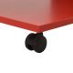 Tavolino 65x35 cm rosso
