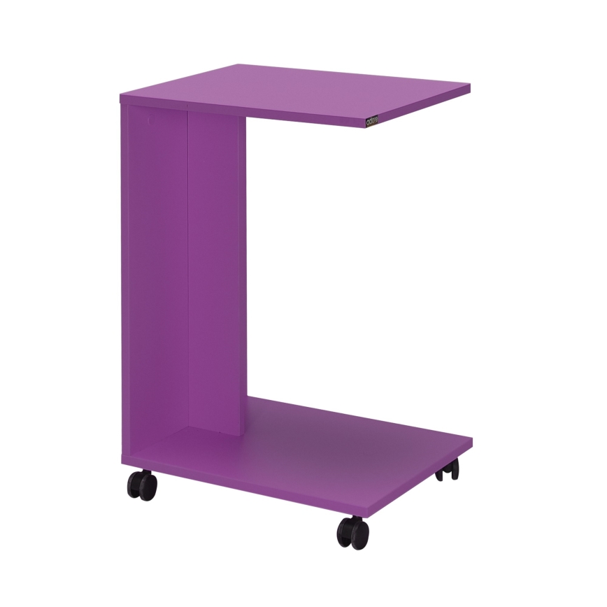 Tavolino 65x35 cm viola