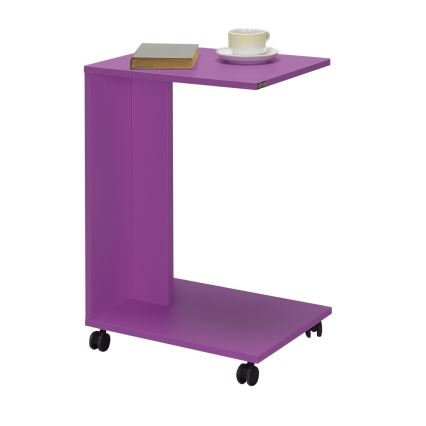 Tavolino 65x35 cm viola