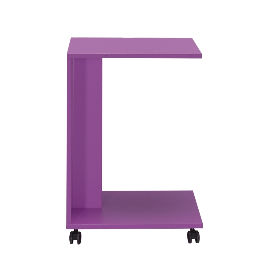 Tavolino 65x35 cm viola