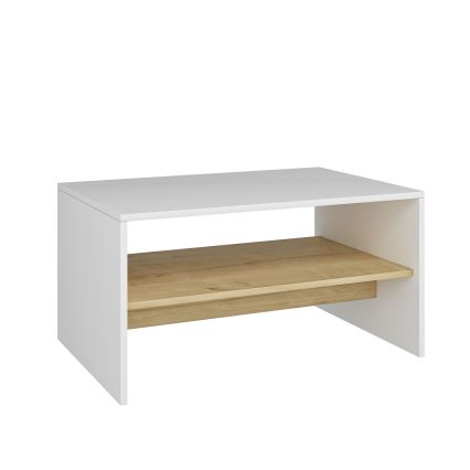 Tavolino APOLLON 47x90 cm beige/bianco