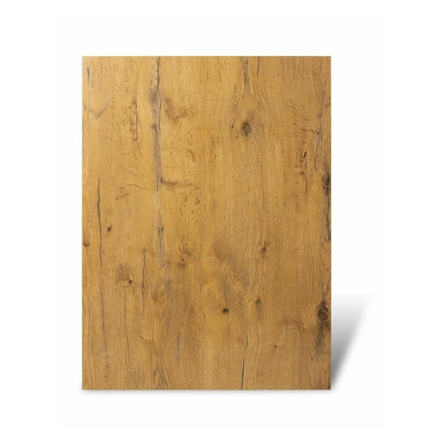 Tavolino basso BASICLOFT 40x80 cm nero/marrone