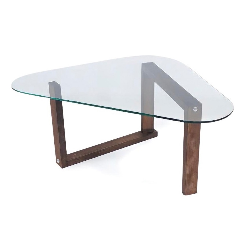 Tavolino CAM 41x96 cm marrone/limpido