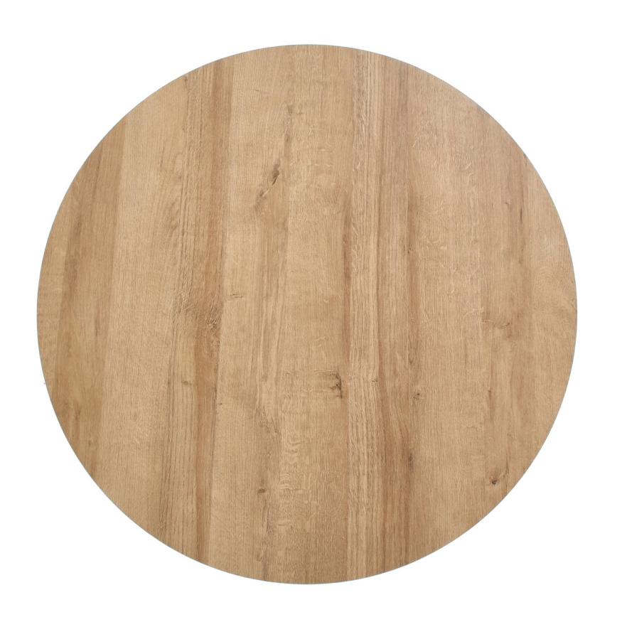 Tavolino CAMILA 41x80 cm oro quercia/nero