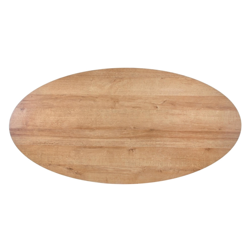 Tavolino con cassetto CAROLINA 41x120 cm oro quercia/nero
