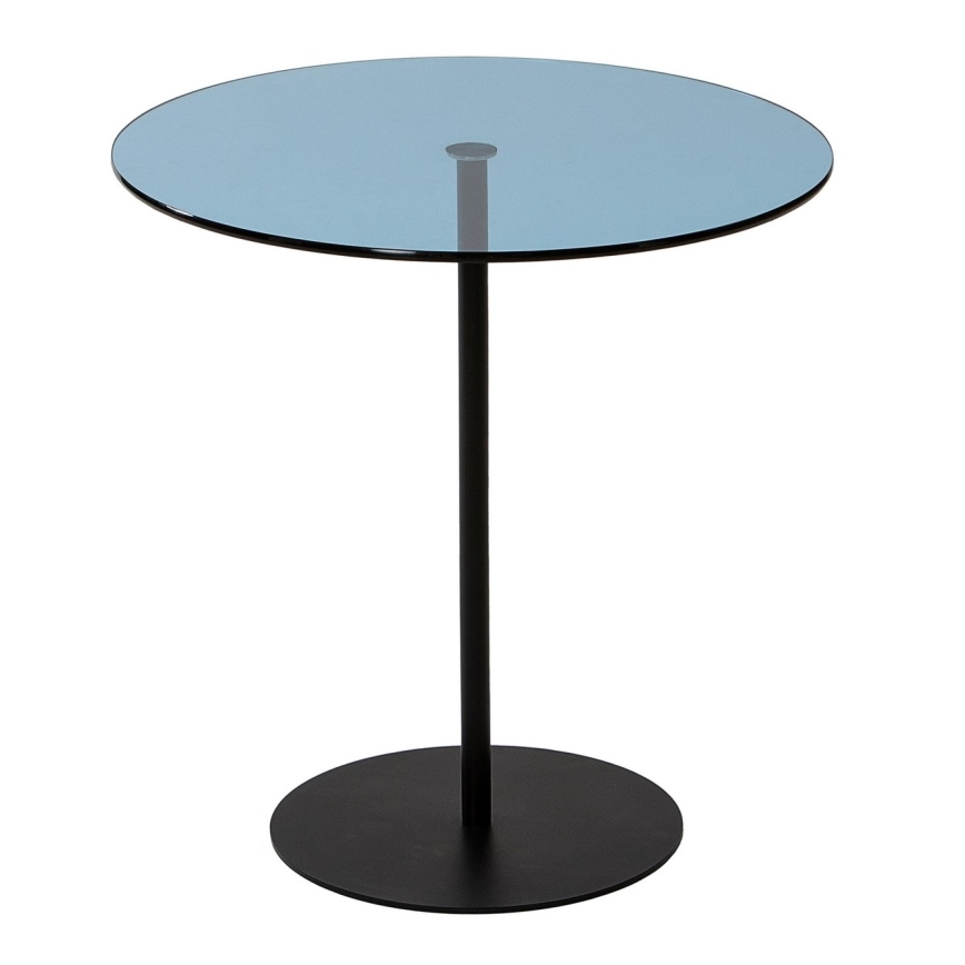 Tavolino CHILL 50x50 cm nero/blu