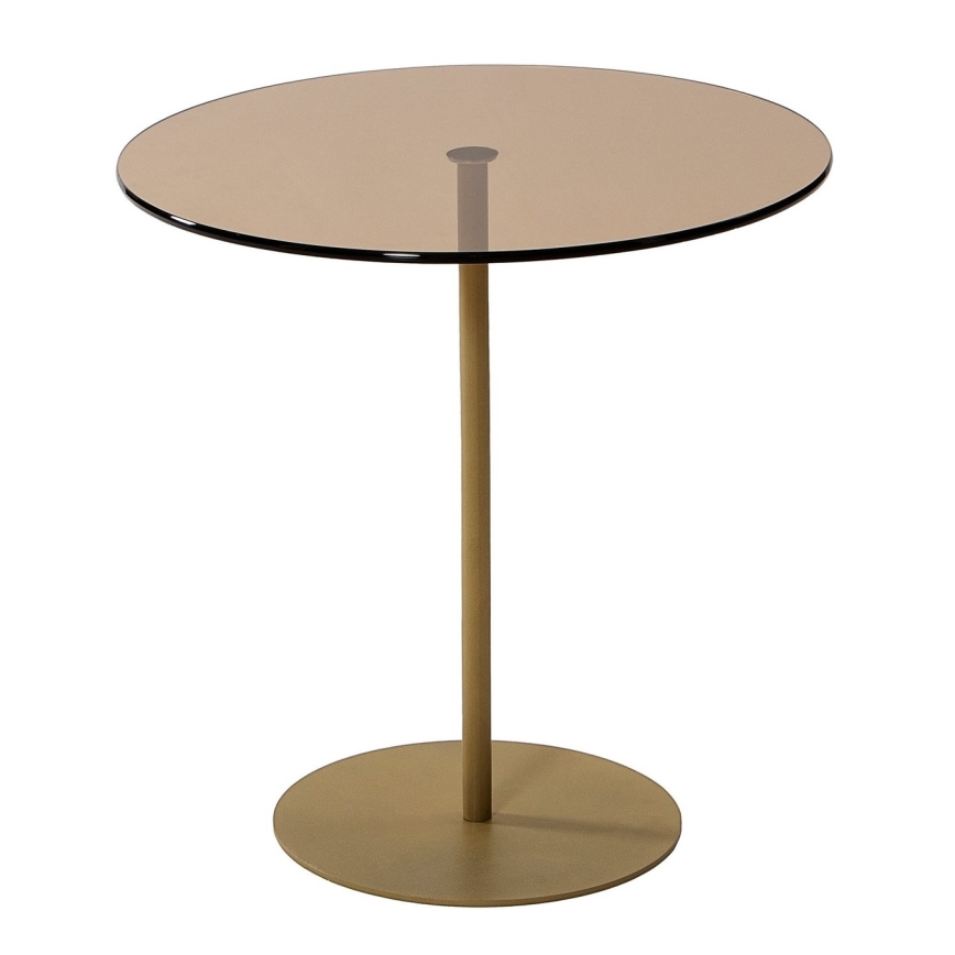 Tavolino CHILL 50x50 cm oro/bronzo