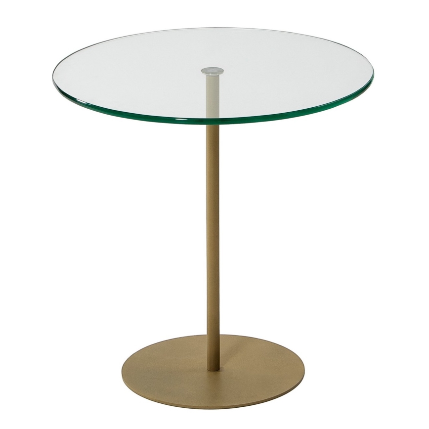Tavolino CHILL 50x50 cm oro/limpido