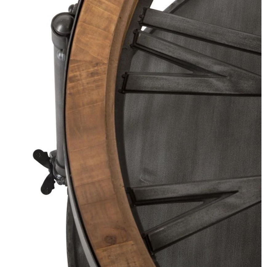Tavolino con orologio CHRONO 89,5x47 cm