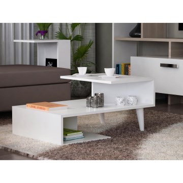 Tavolino CONCETTA 40x90 cm bianco