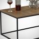 Tavolino COSCO 43x95 cm marrone/nero