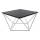 Tavolino CURVED 60x60 cm bianco/nero