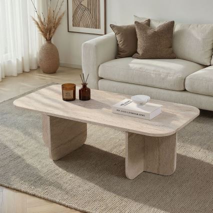 Tavolino da salotto AKIRA 120x60 cm beige