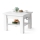 Tavolino da salotto allungabile con piano elevabile CALEB 75/150x75 cm bianco