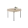 Tavolino da salotto AURA Ø 55 cm rovere/antracite