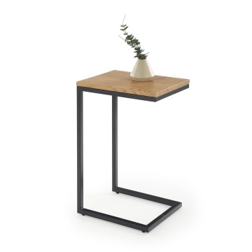 Tavolino da salotto AURIA rovere/nero
