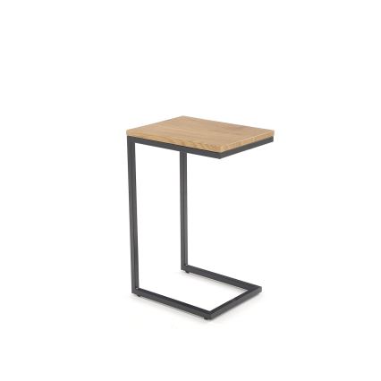 Tavolino da salotto AURIA rovere/nero