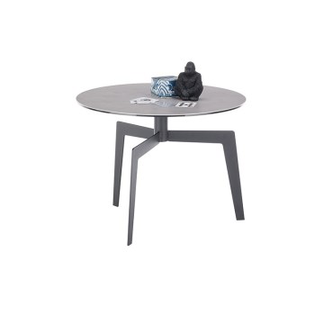 Tavolino da salotto BALANCE Ø 60 cm, grigio/antracite