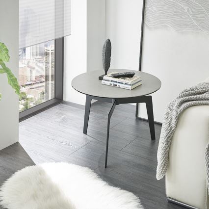 Tavolino da salotto BALANCE Ø 60 cm, grigio/antracite