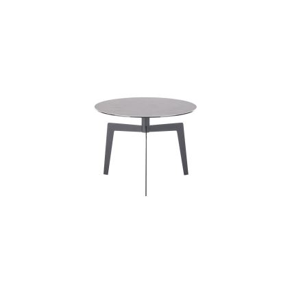 Tavolino da salotto BALANCE Ø 60 cm, grigio/antracite