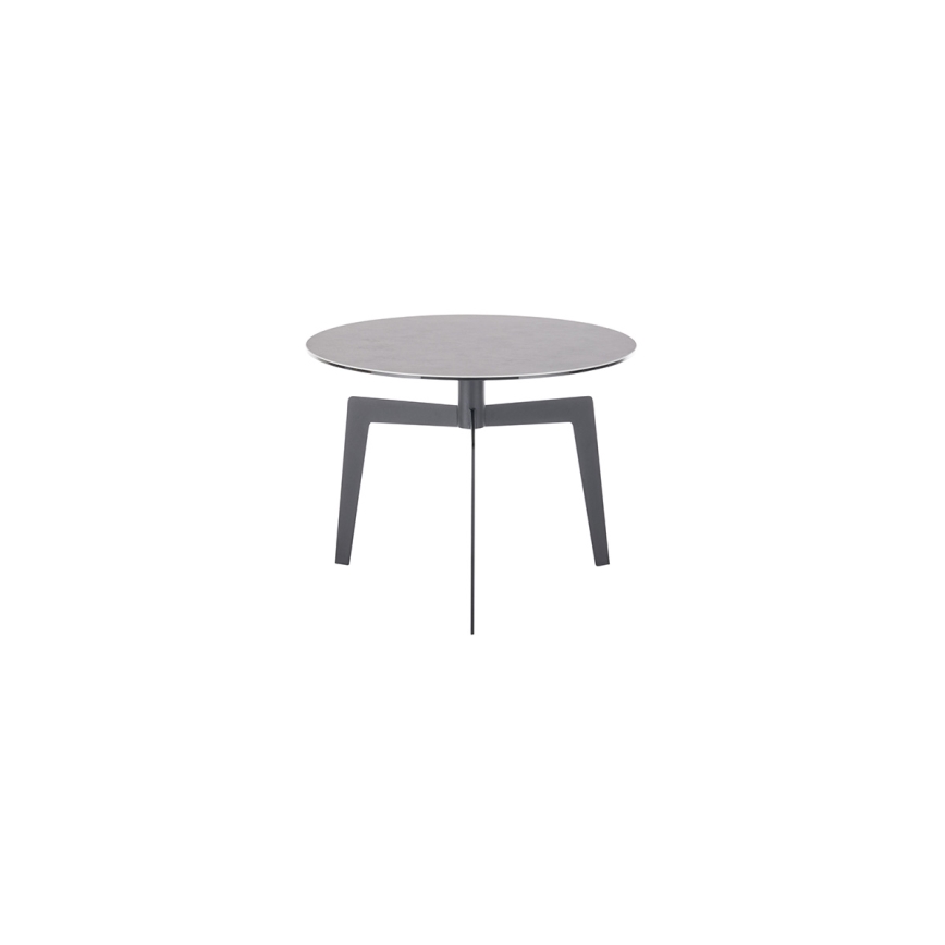 Tavolino da salotto BALANCE Ø 60 cm, grigio/antracite