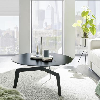 Tavolino da salotto BALANCE Ø 80 cm, grigio/antracite