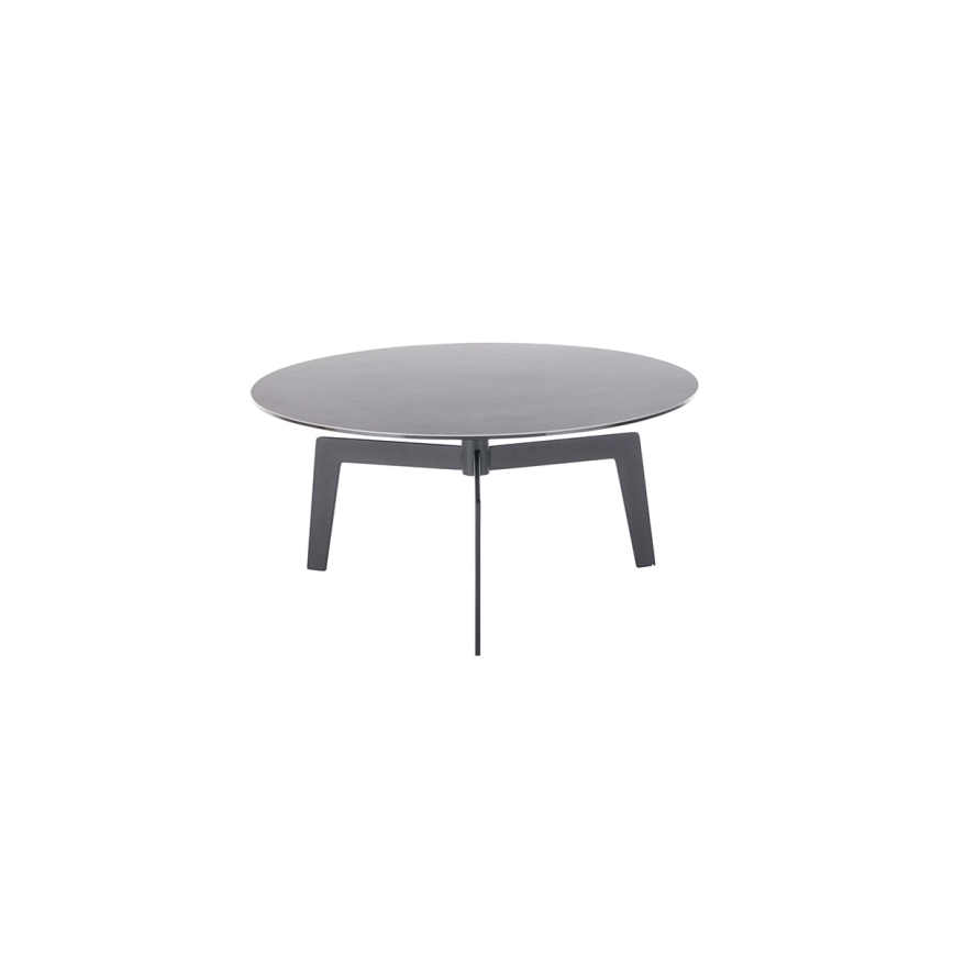 Tavolino da salotto BALANCE Ø 80 cm, grigio/antracite