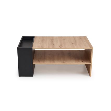 Tavolino da salotto BELA 100 x 42 cm, rovere artisan/antracite