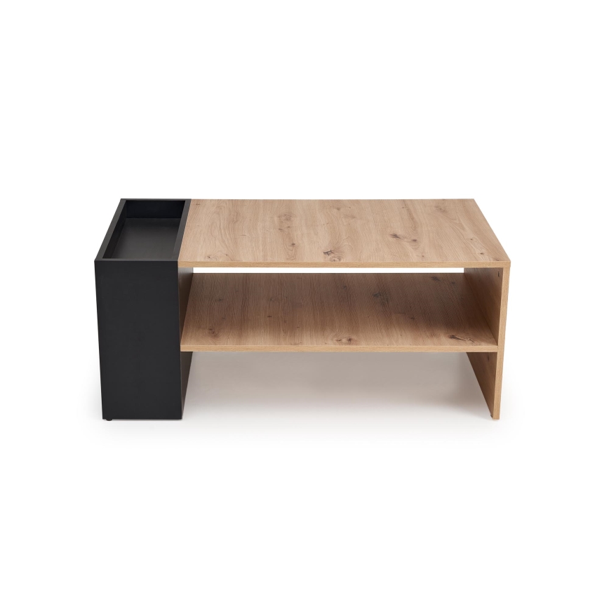 Tavolino da salotto BELA 100 x 42 cm, rovere artisan/antracite