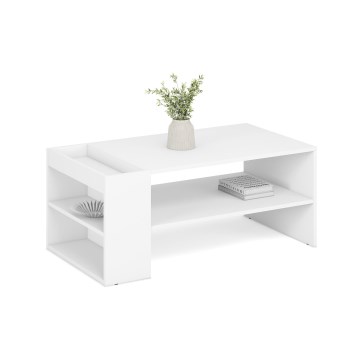 Tavolino da salotto BELA 100x42 cm bianco