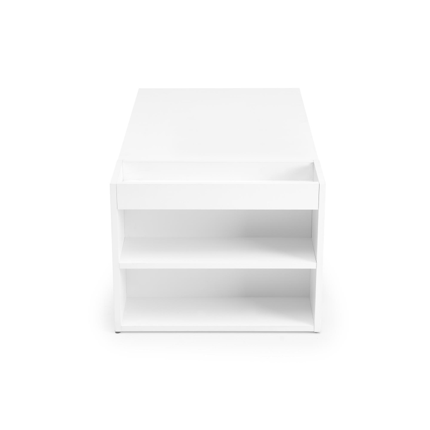 Tavolino da salotto BELA 100x42 cm bianco