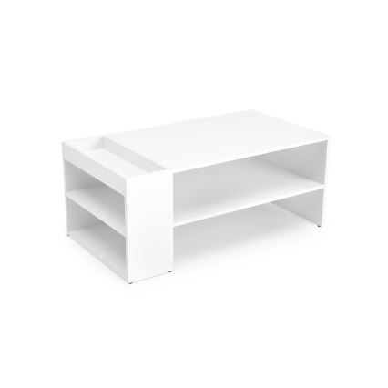 Tavolino da salotto BELA 100x42 cm bianco