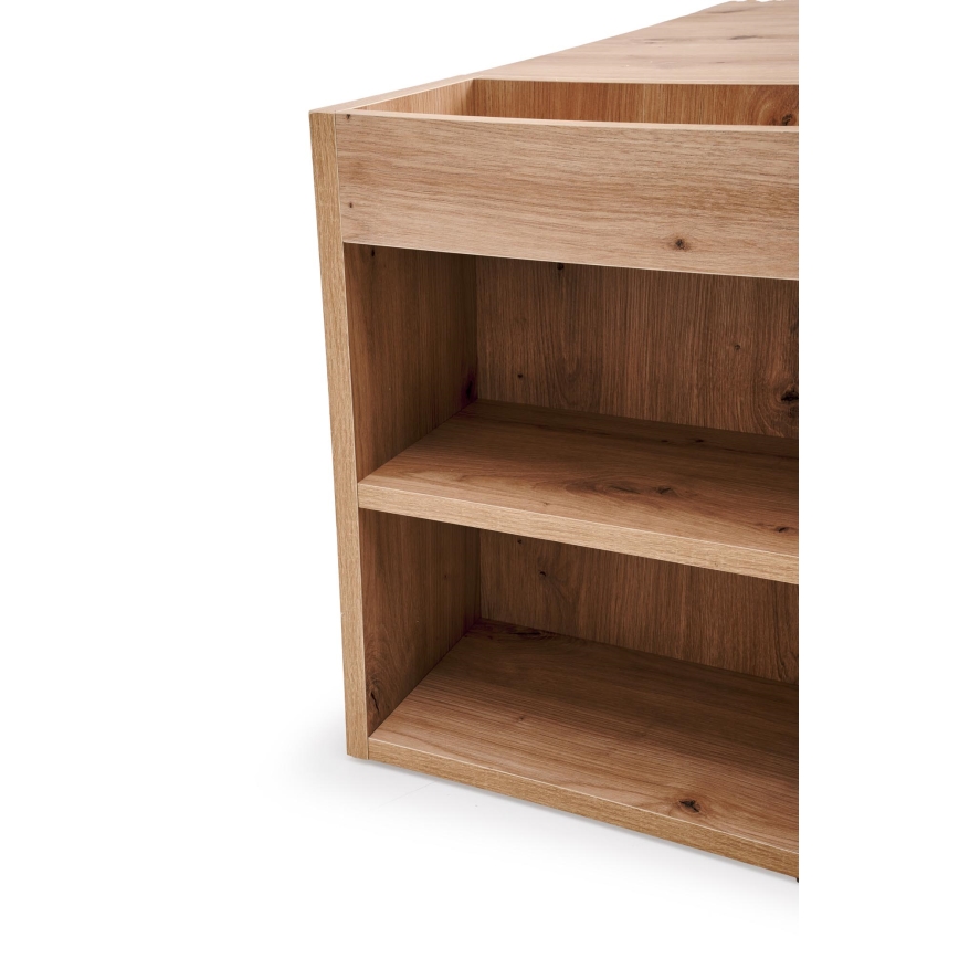 Tavolino da salotto BELA 100x42 cm rovere artisan