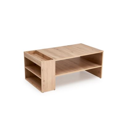 Tavolino da salotto BELA 100x42 cm rovere artisan