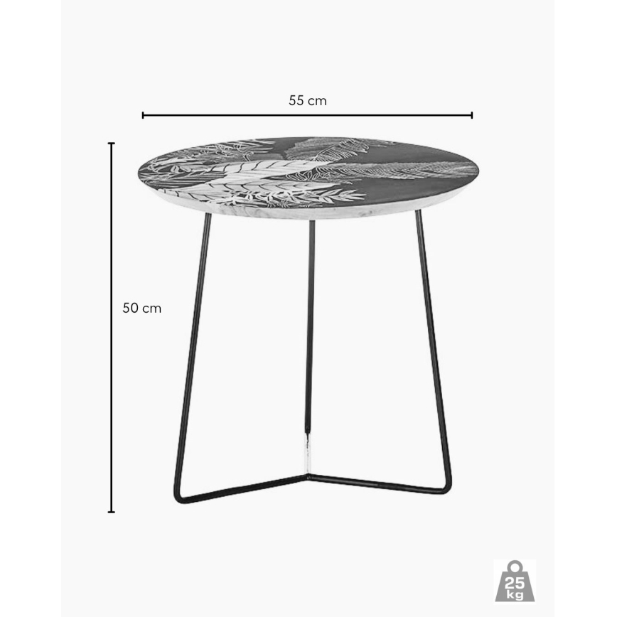 Tavolino da salotto BRAVON in legno di mango