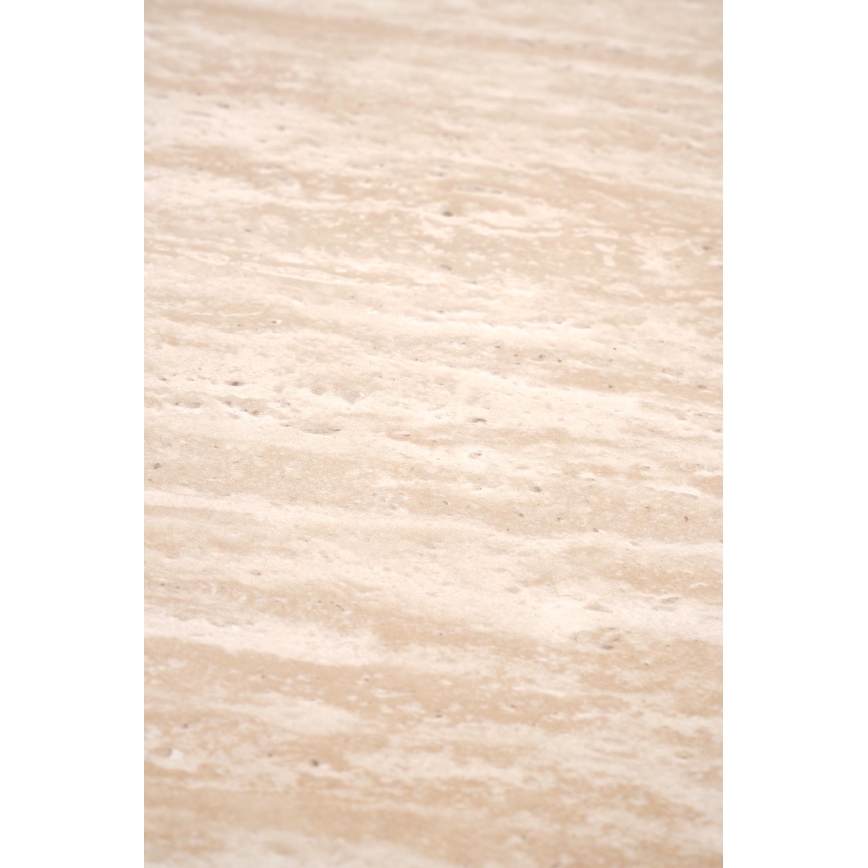 Tavolino da salotto CALDO Ø 50 cm marrone/beige