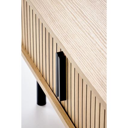 Tavolino da salotto CASA 90x50 cm marrone/nero