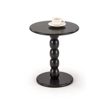Tavolino da salotto CIRILA Ø 40 cm nero