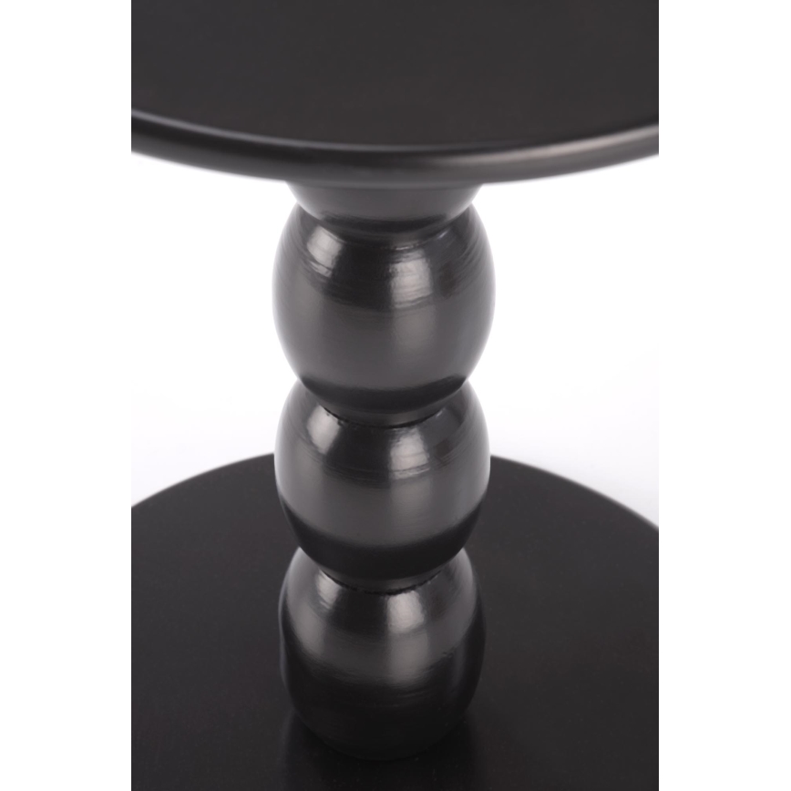 Tavolino da salotto CIRILA Ø 40 cm nero