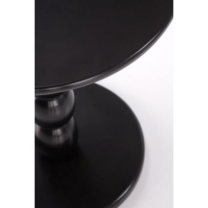 Tavolino da salotto CIRILA Ø 40 cm nero