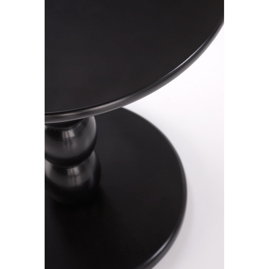 Tavolino da salotto CIRILA Ø 40 cm nero