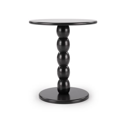 Tavolino da salotto CIRILA Ø 40 cm nero