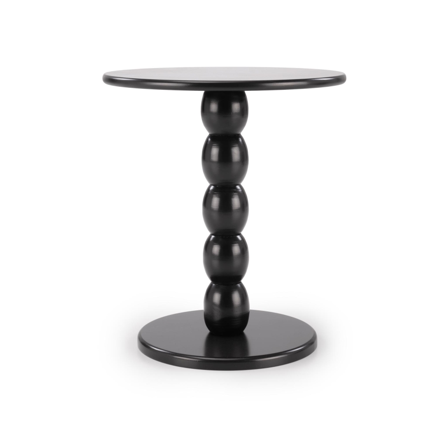 Tavolino da salotto CIRILA Ø 40 cm nero