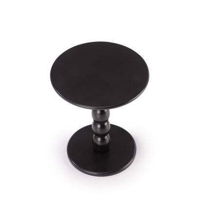 Tavolino da salotto CIRILA Ø 40 cm nero