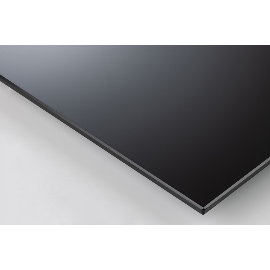 Tavolino da salotto con piano alzabile ENZO 110x60 cm nero/rovere